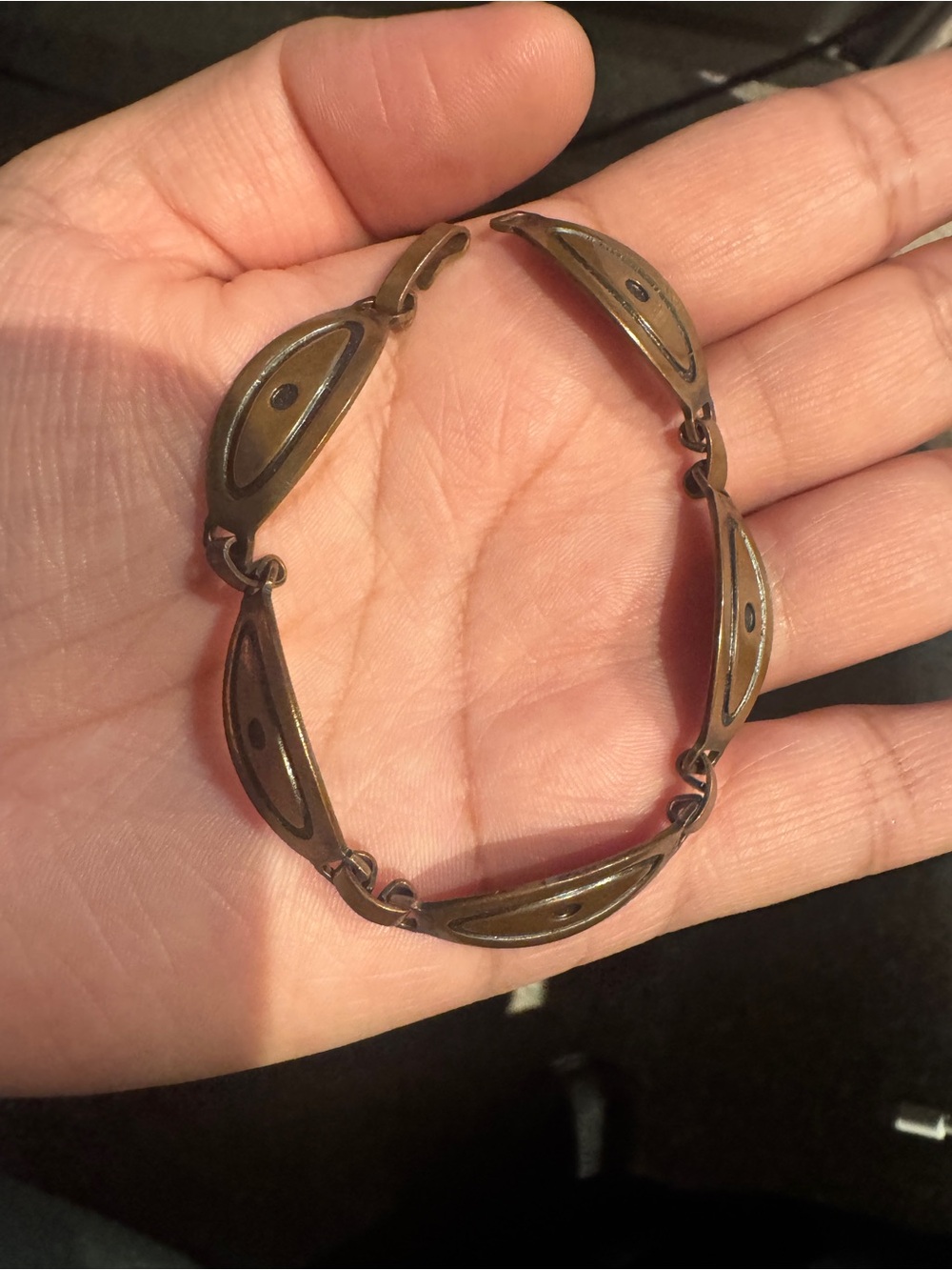 Vintage Copper Link Bracelet - Women Jewelry